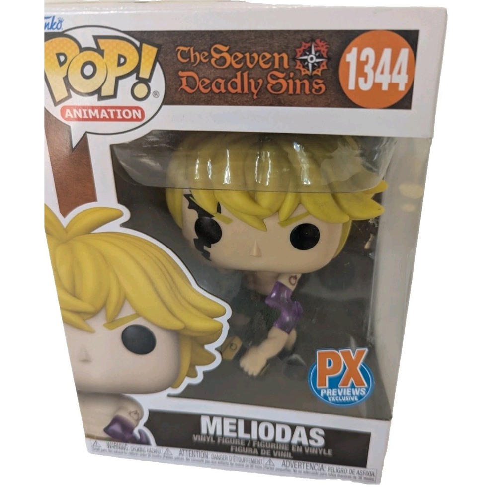 Funko Pop! Animation The Seven Deadly Sins Meliodas 1344 PX Previews Exclusive